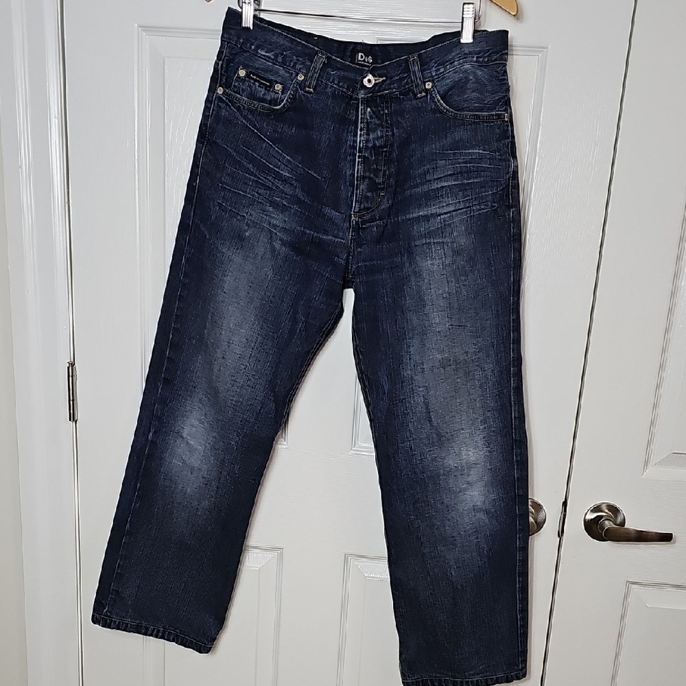 Authentic 2000s Dolce & Gabbana Relaxed Fit Straight Leg Jeans